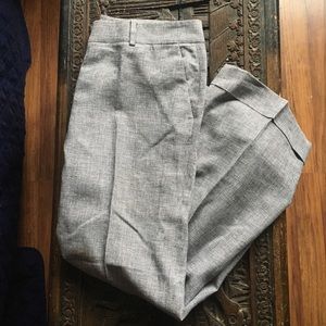 Calvin Klein Linen Wide-legged Pants